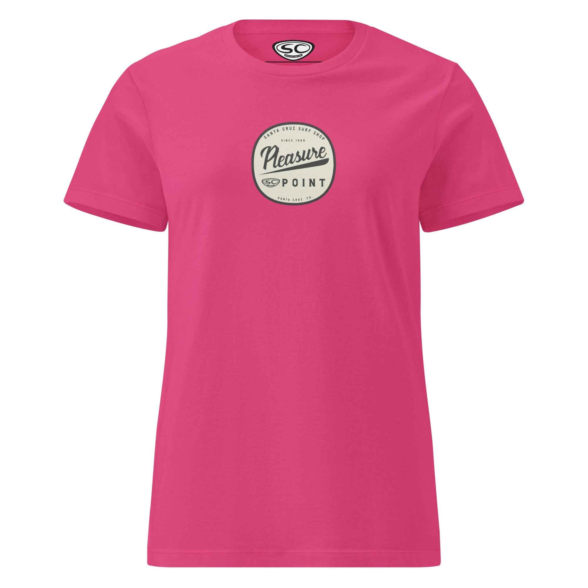 Pleasure Point Santa Cruz Women's T-Shirt - Softstyle Basic Tee