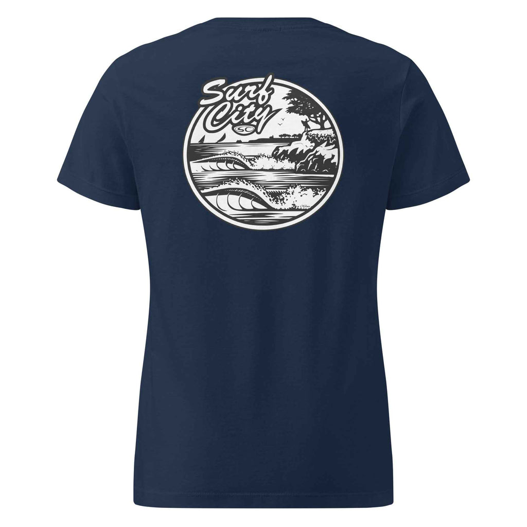 SC Surf City Womens T-Shirt - Softstyle Basic Tee for Ultimate Comfort and Style