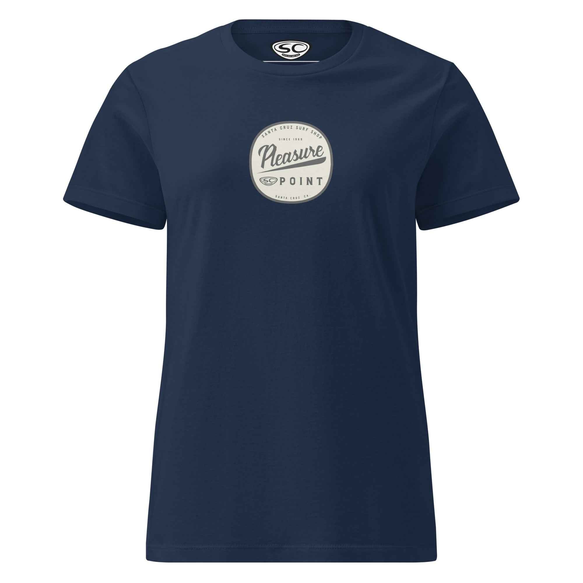 Pleasure Point Santa Cruz Women's T-Shirt - Softstyle Basic Tee