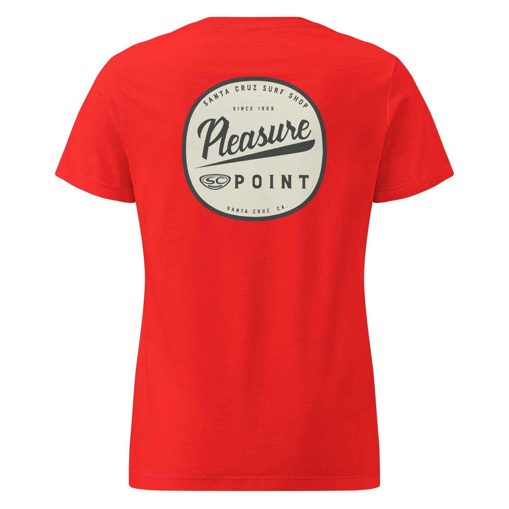 Pleasure Point Santa Cruz Women's T-Shirt - Softstyle Basic Tee