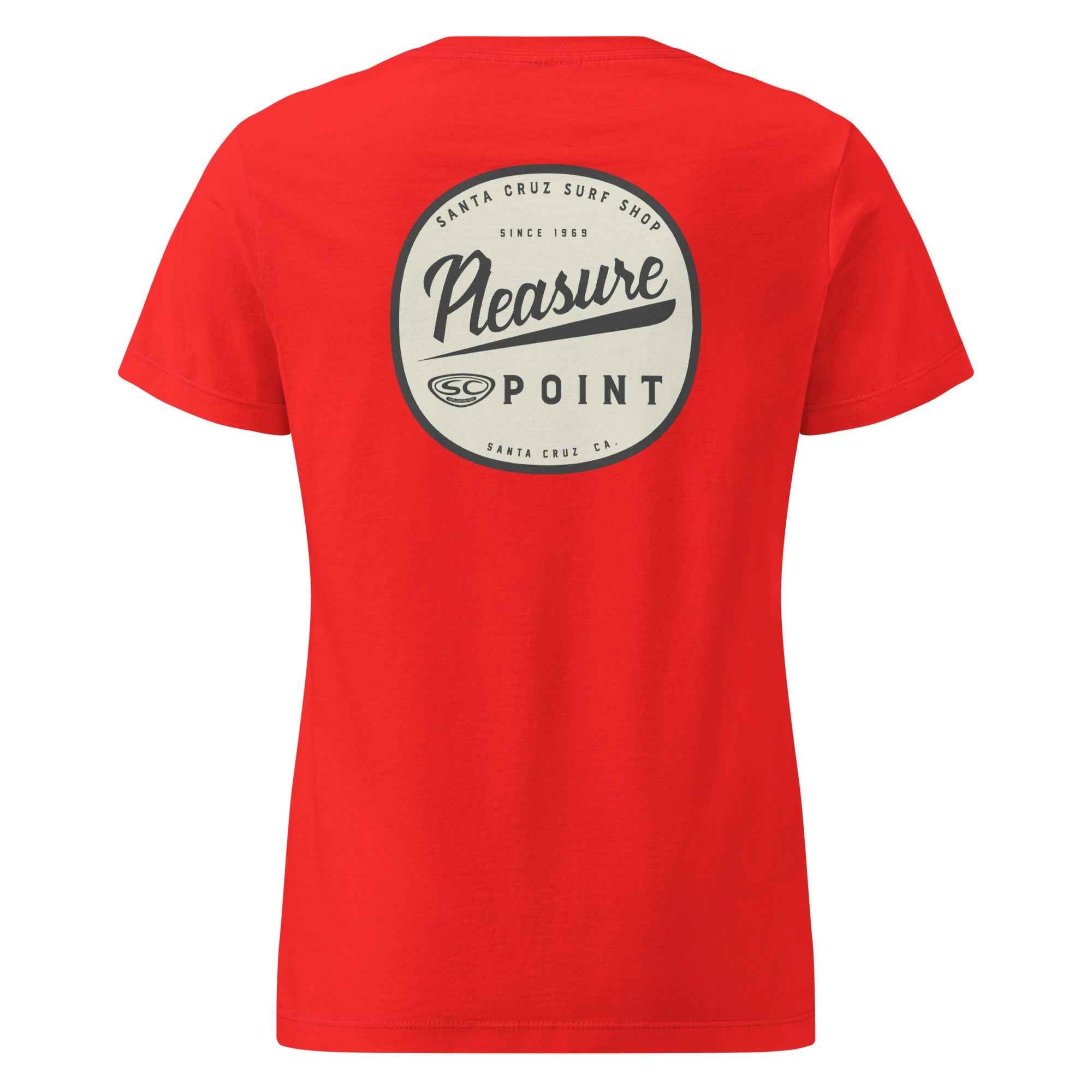 Pleasure Point Santa Cruz Women's T-Shirt - Softstyle Basic Tee