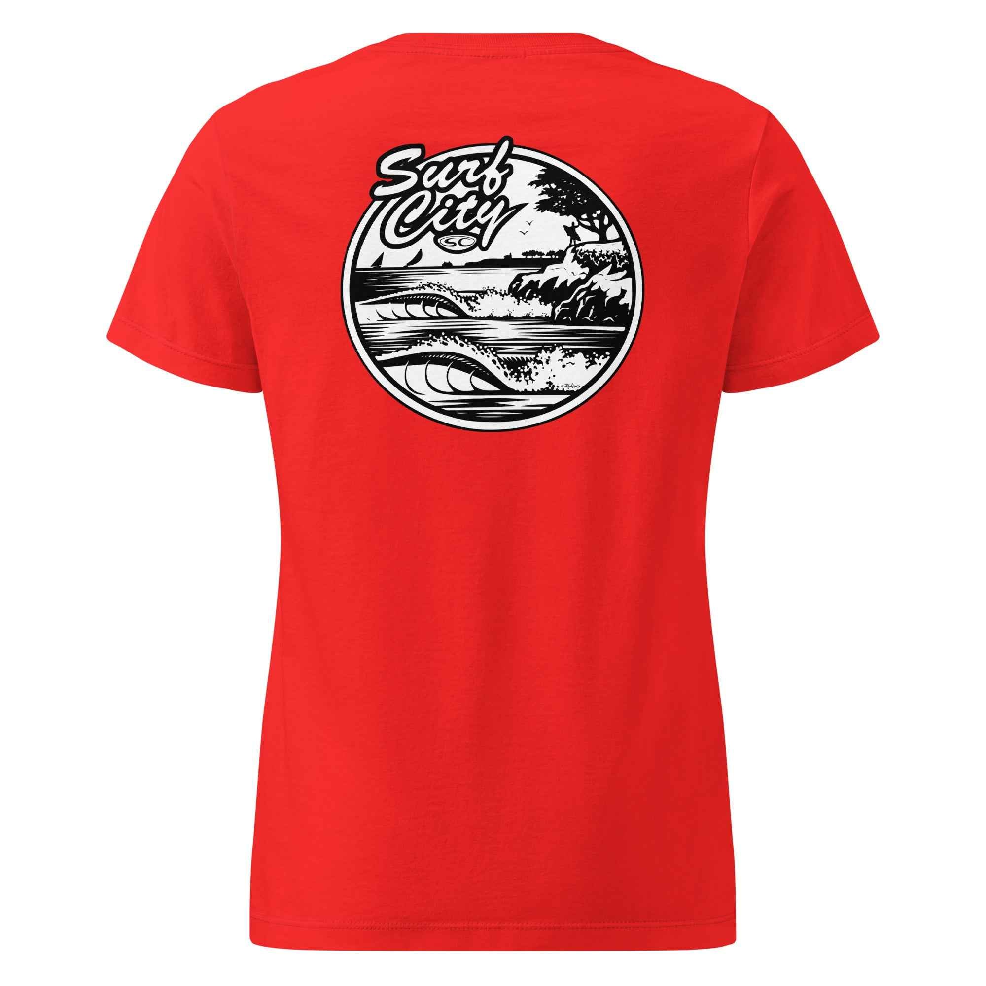 SC Surf City Womens T-Shirt - Softstyle Basic Tee for Ultimate Comfort and Style