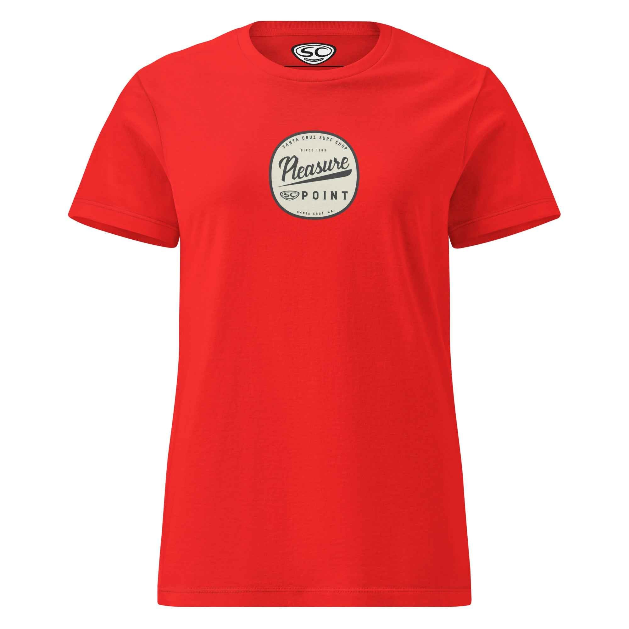 Pleasure Point Santa Cruz Women's T-Shirt - Softstyle Basic Tee