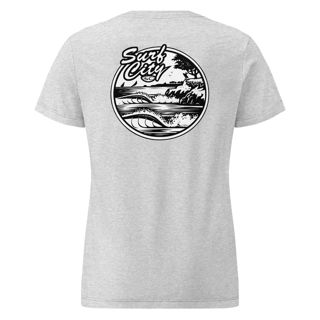 SC Surf City Womens T-Shirt - Softstyle Basic Tee for Ultimate Comfort and Style