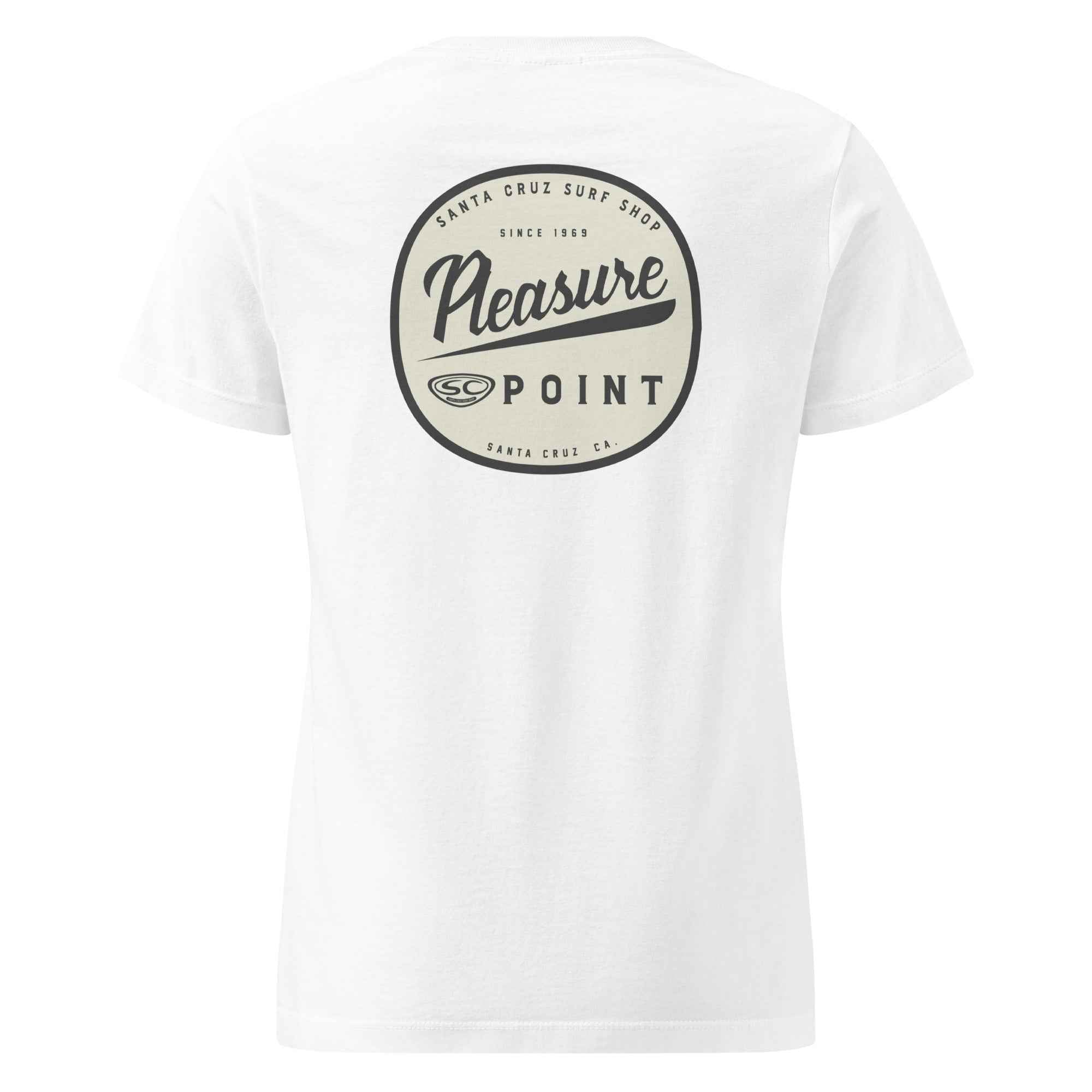 Pleasure Point Santa Cruz Women's T-Shirt - Softstyle Basic Tee