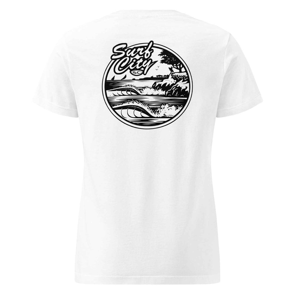 SC Surf City Womens T-Shirt - Softstyle Basic Tee for Ultimate Comfort and Style