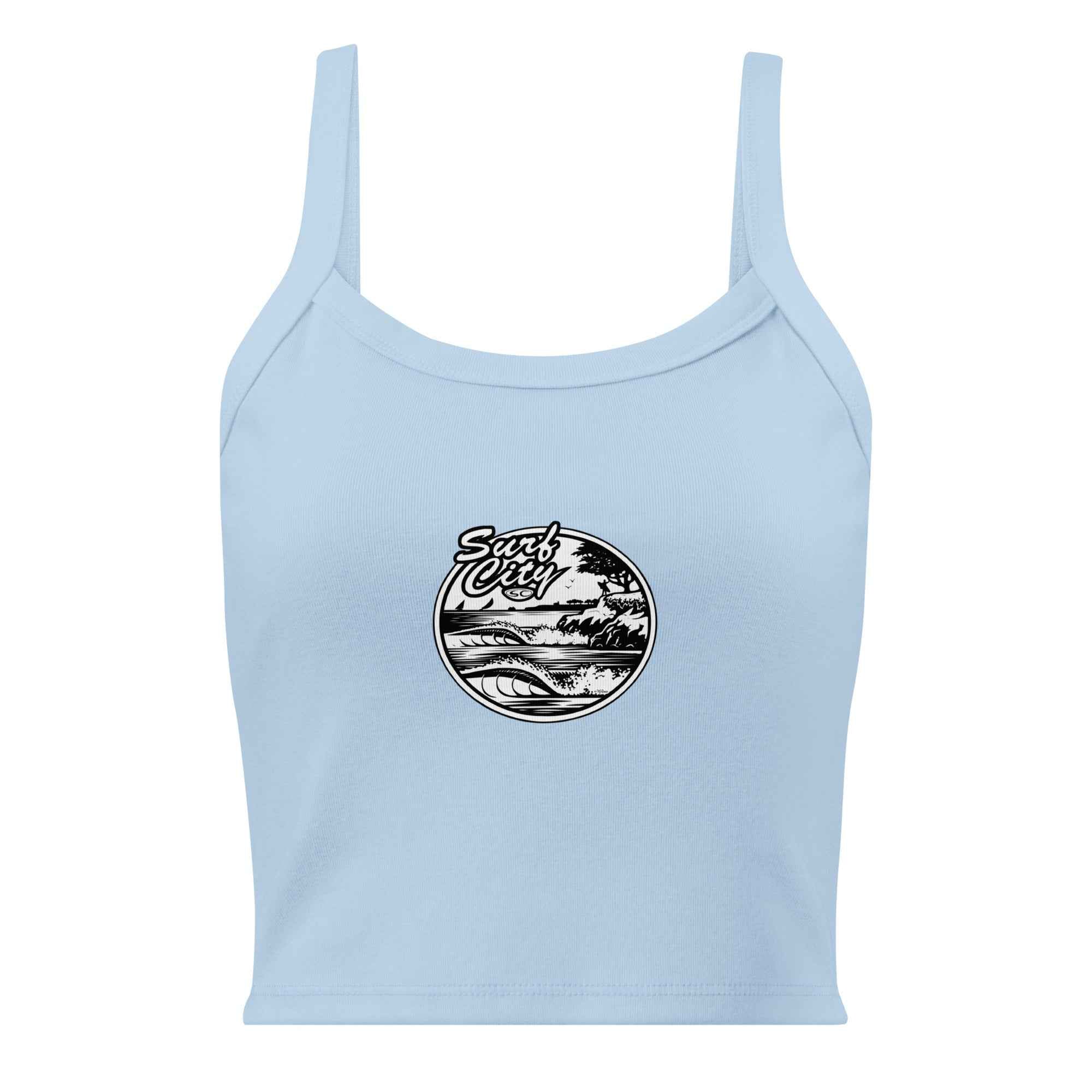 Santa Cruz Surf Women's Tank Top - Effortless Style and Comfort with Micro-Rib Design