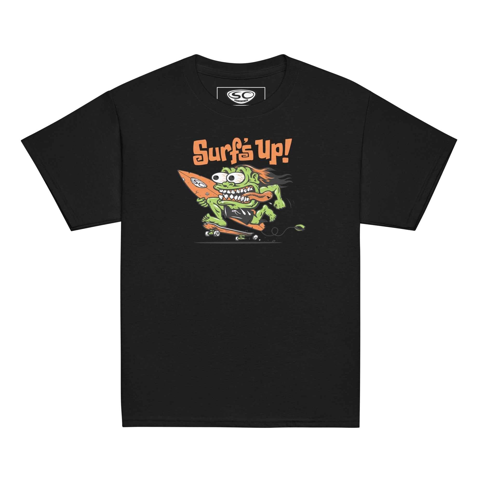 SC Surf Monster Youth Tee - Unisex Classic T-Shirt for Young Surf Enthusiasts