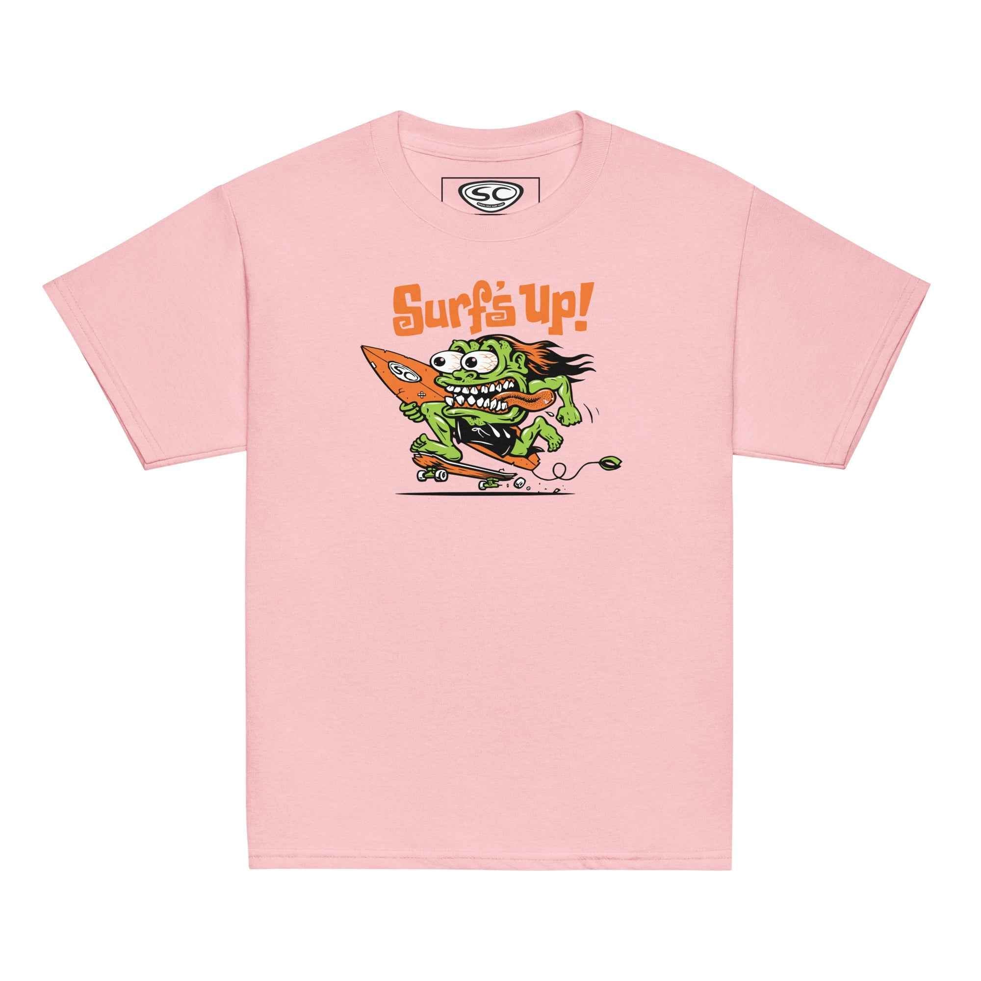 SC Surf Monster Youth Tee - Unisex Classic T-Shirt for Young Surf Enthusiasts