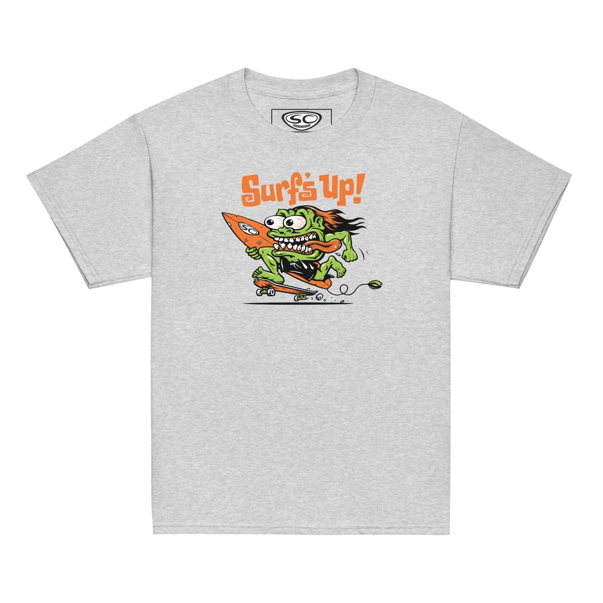 SC Surf Monster Youth Tee - Unisex Classic T-Shirt for Young Surf Enthusiasts