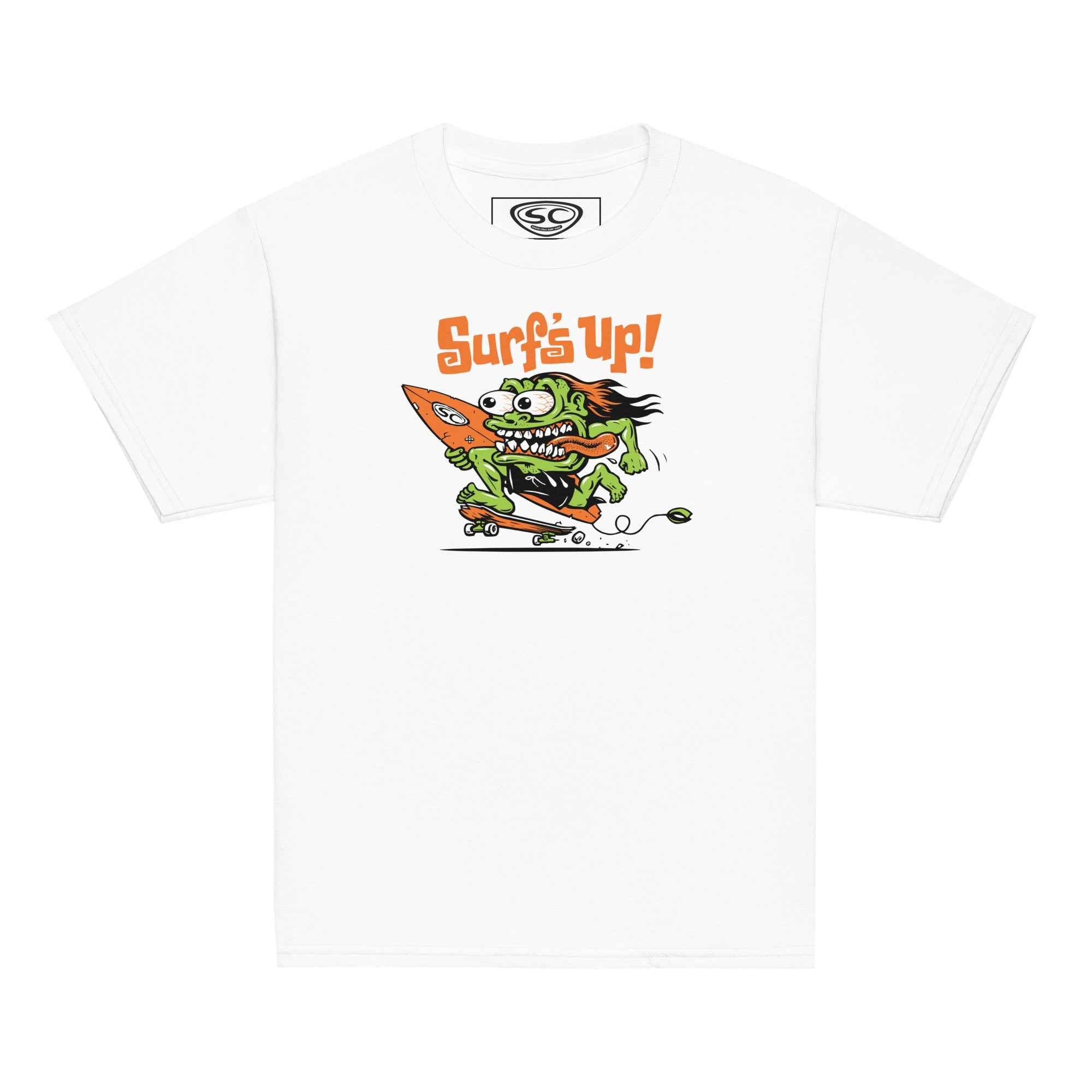 SC Surf Monster Youth Tee - Unisex Classic T-Shirt for Young Surf Enthusiasts