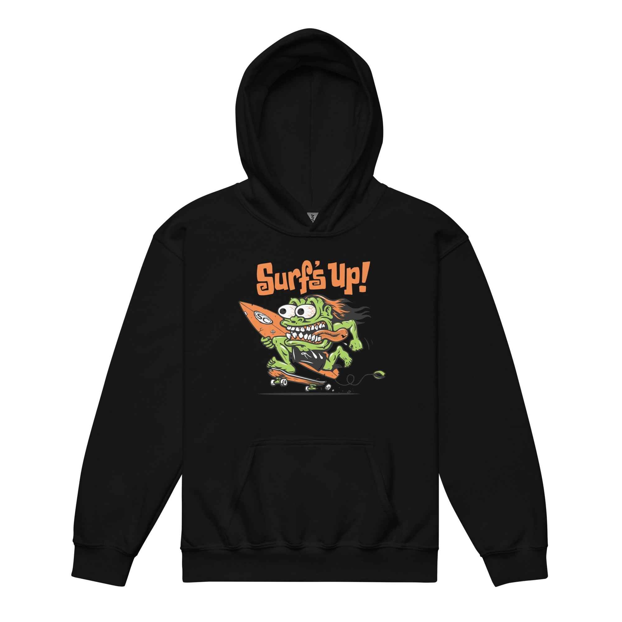 Surf Monster Youth Hoodie - Heavy Blend Comfort for Young Surfers