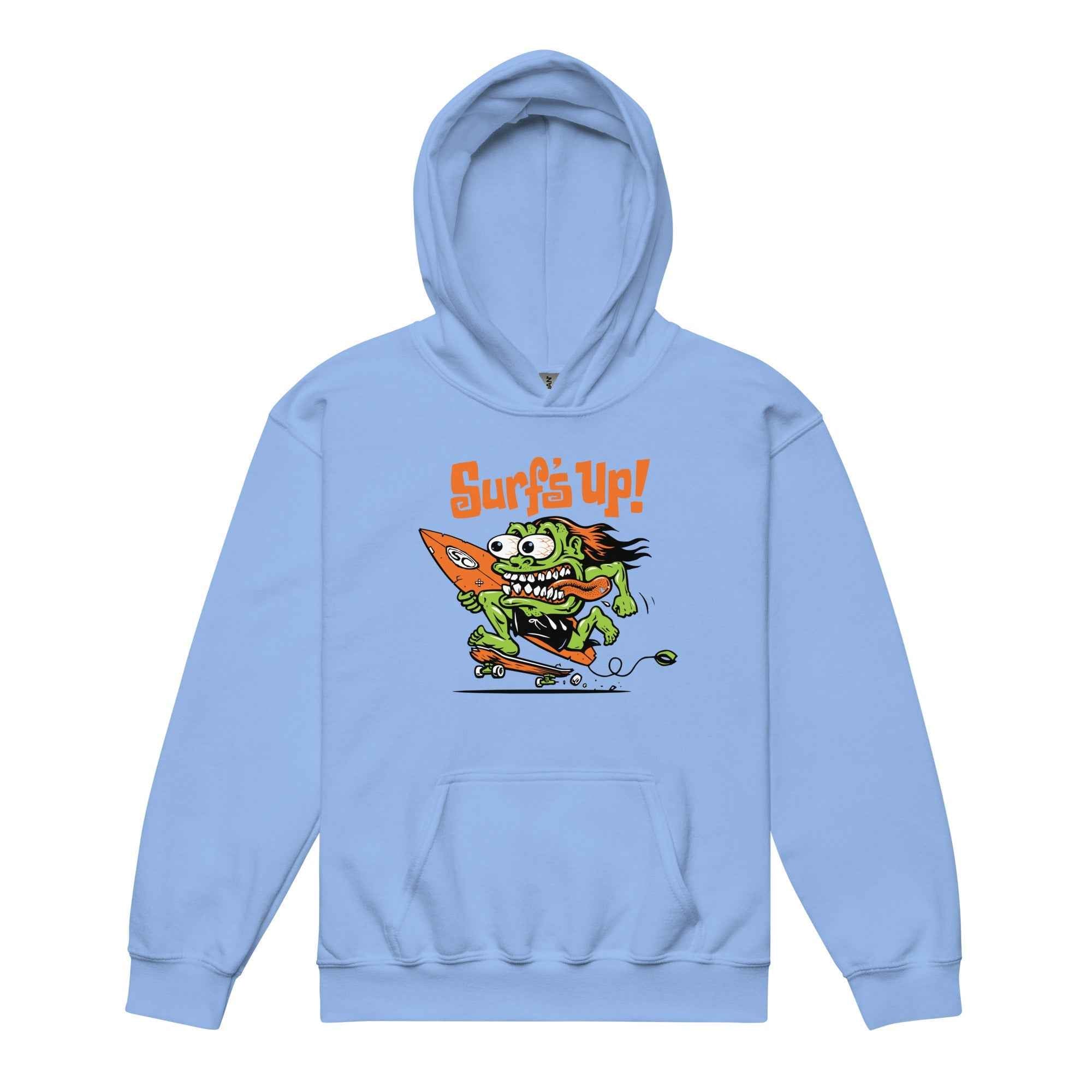 Surf Monster Youth Hoodie - Heavy Blend Comfort for Young Surfers