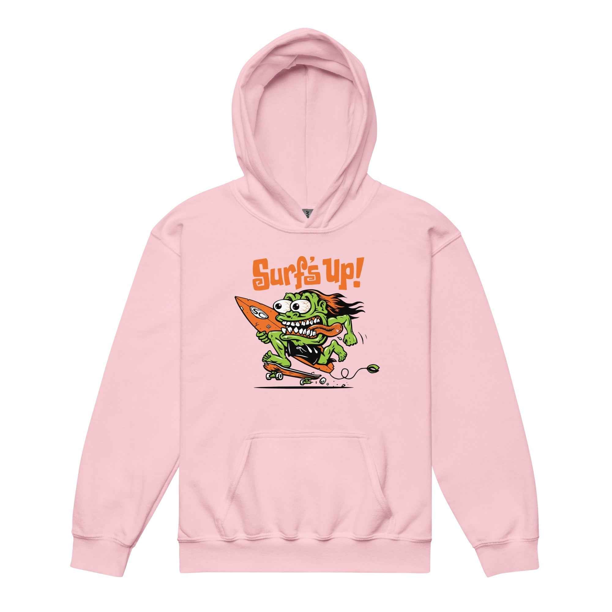 Surf Monster Youth Hoodie - Heavy Blend Comfort for Young Surfers
