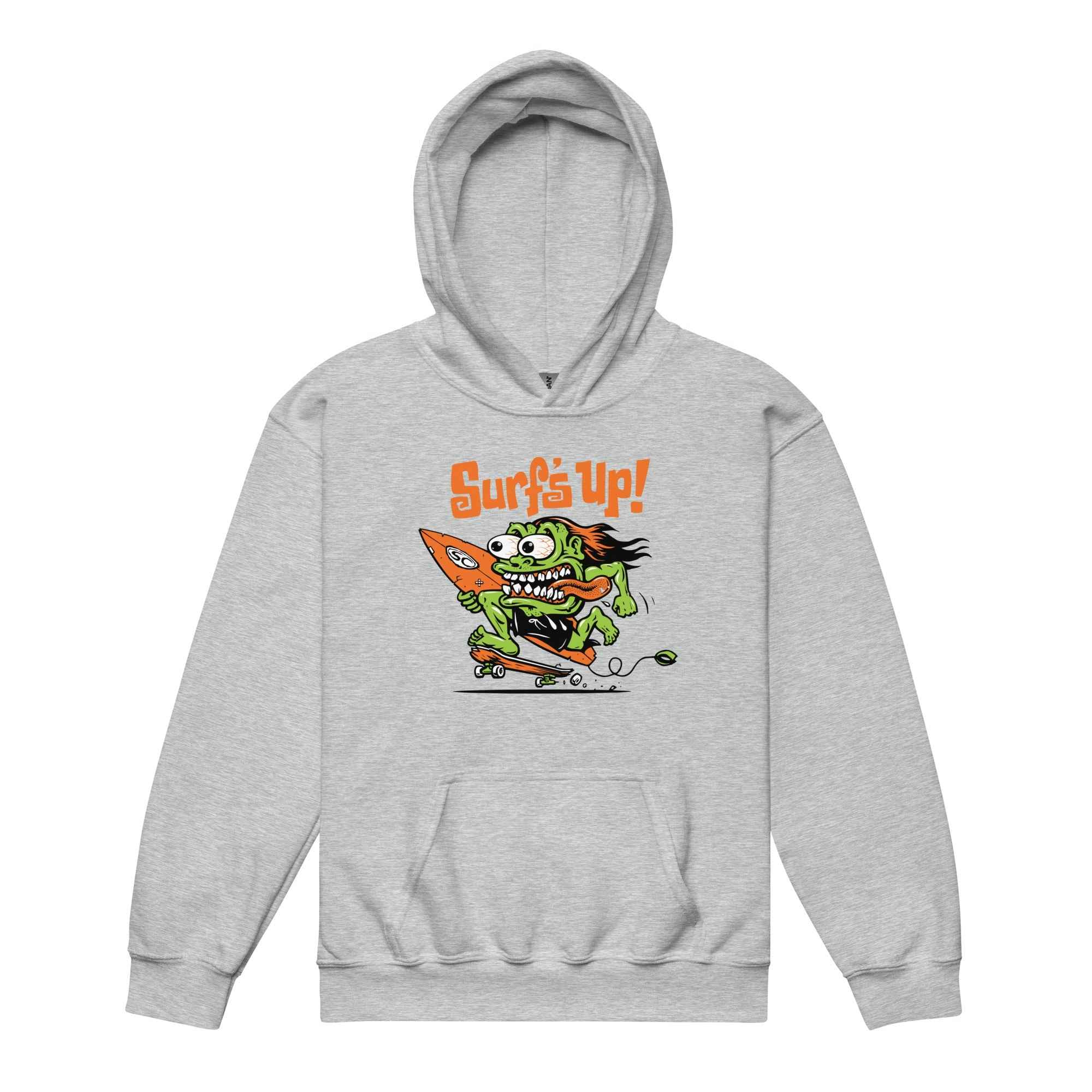Surf Monster Youth Hoodie - Heavy Blend Comfort for Young Surfers