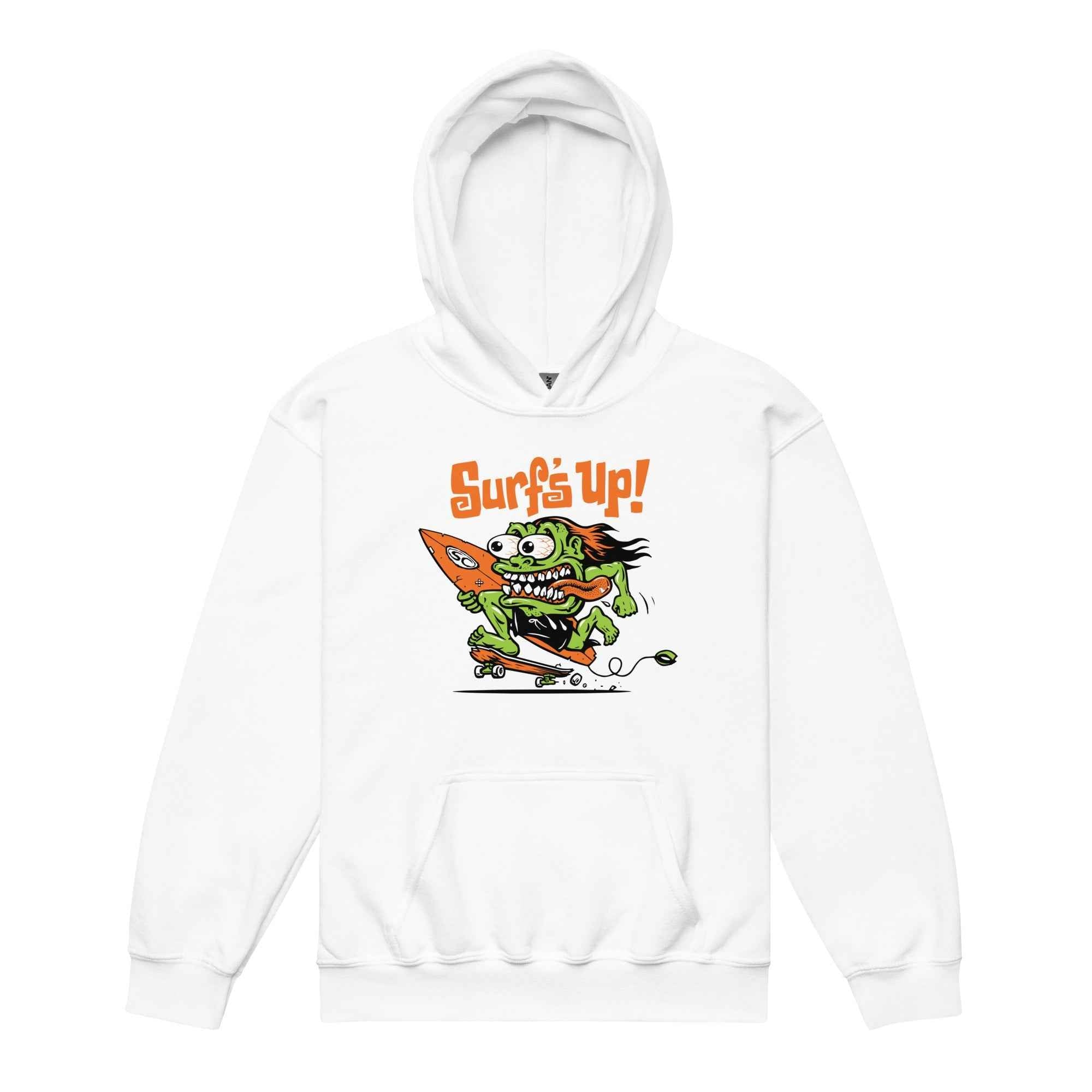Surf Monster Youth Hoodie - Heavy Blend Comfort for Young Surfers